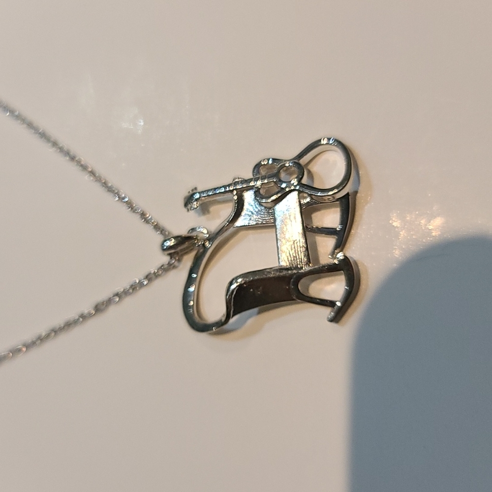 NWT. Blue Chair 925 silver pendant